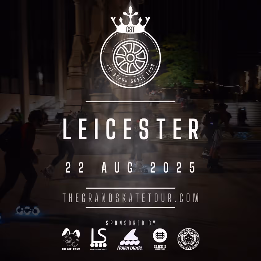 Grand Skate Tour Leicester 2025 poster